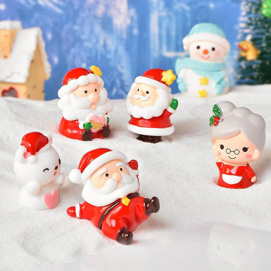 Ailihu Mini Christmas Ornament Christmas Decoration For Home Santa Claus Gift Toys Crafts Table Deco Navidad Xmas 2025 New Year