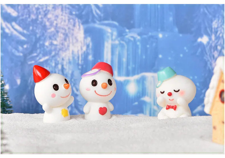 Ailihu Mini Christmas Ornament Christmas Decoration For Home Santa Claus Gift Toys Crafts Table Deco Navidad Xmas 2025 New Year