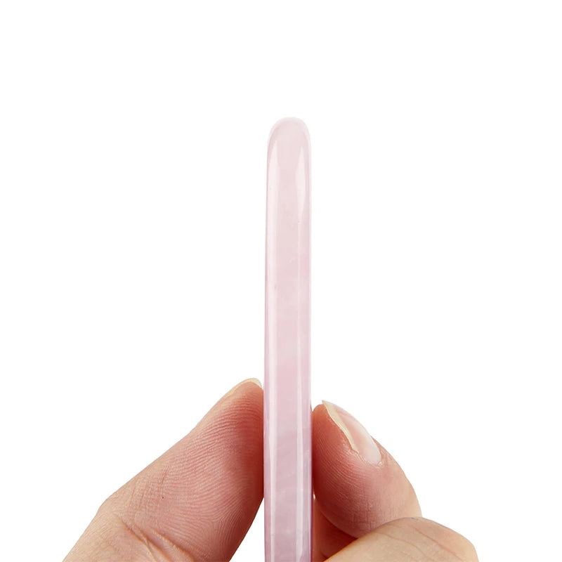 Rose Quartz Natural Jade Guasha Slimming Face Massager Lifting Tool Facial Skin Massage Beauty Spa Care for Face Neck Back Body
