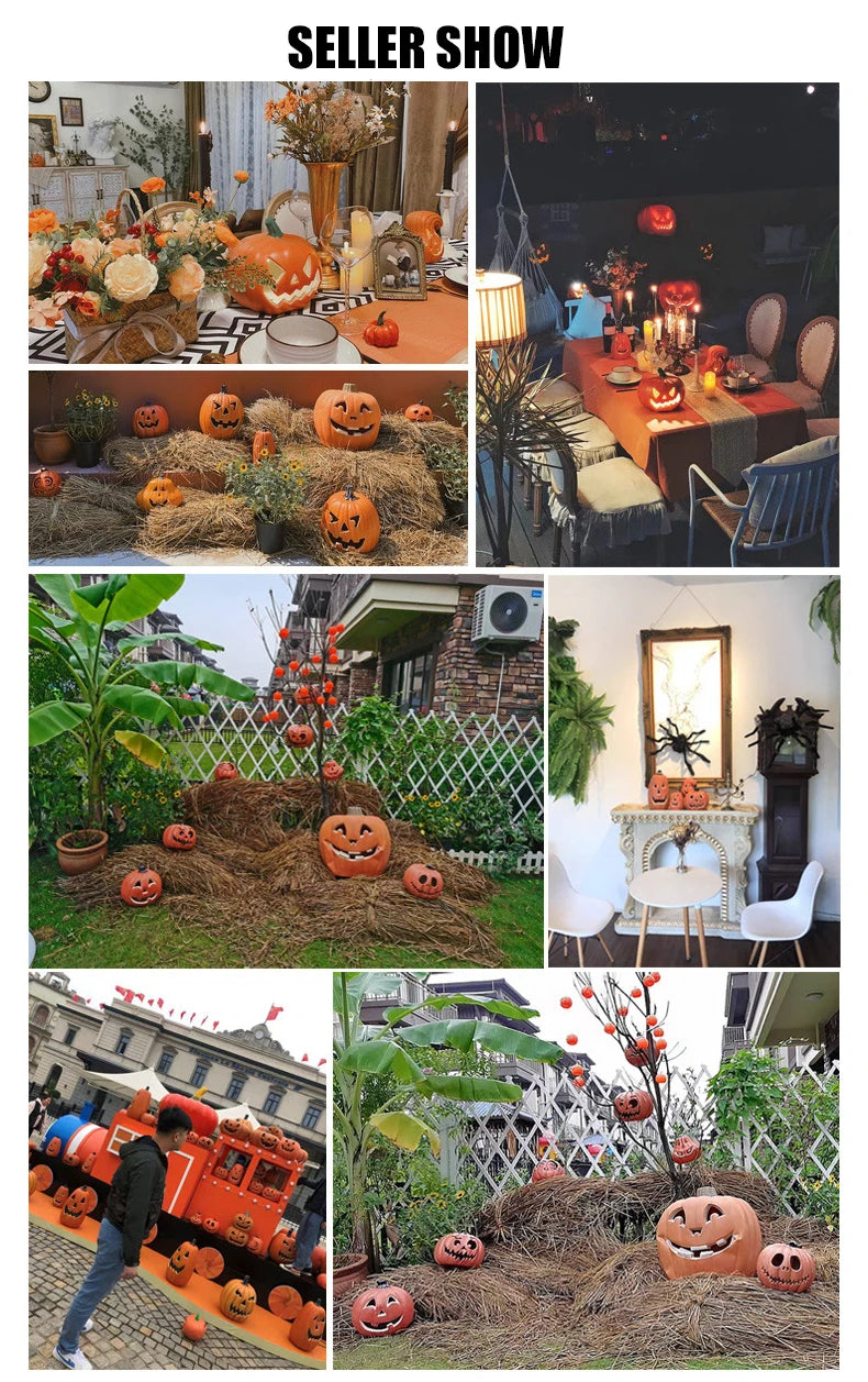 Halloween Decoration Scream Pumpkin Led Festival Accessories Decorations Bright Materials Ring Light Fairy Lights Night Outdoor