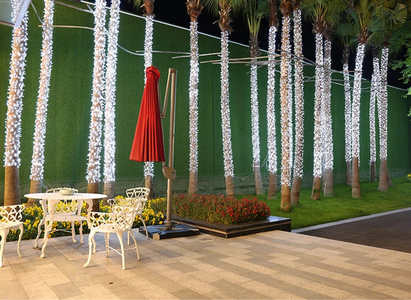 2M-100M Fairy Lights Led String Garland Christmas Light Waterproof Outdoor Indoor For Tree Street Wedding Party 2024 Decoration