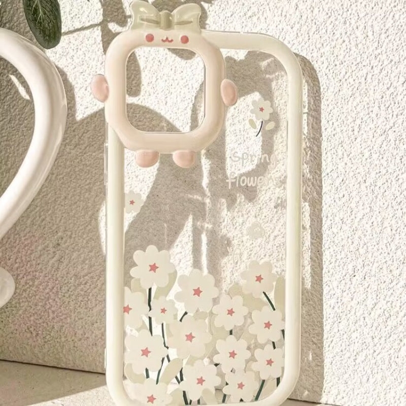 Case For IPhone 11 Pro Max 14 13 12 Pro Max XR 6s 6 8 7 Plus X XS Max SE 2020 Cover INS Soft TPU Flower Fundas