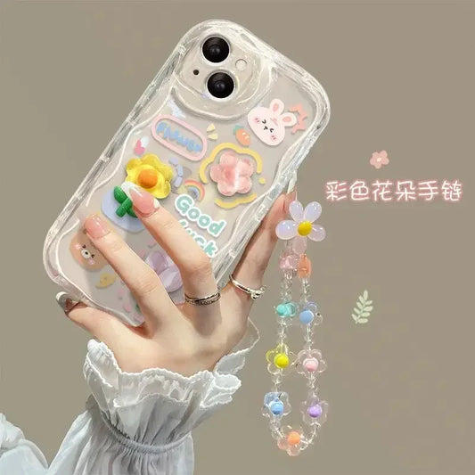 Phone Chain Lanyard Phone Case Samsung Galaxy S24 Ultra Plus A54 A05 A24 A33 A34 A30 A20 A31 A32 A50 A50S A30S A51 A52 A53 Cover