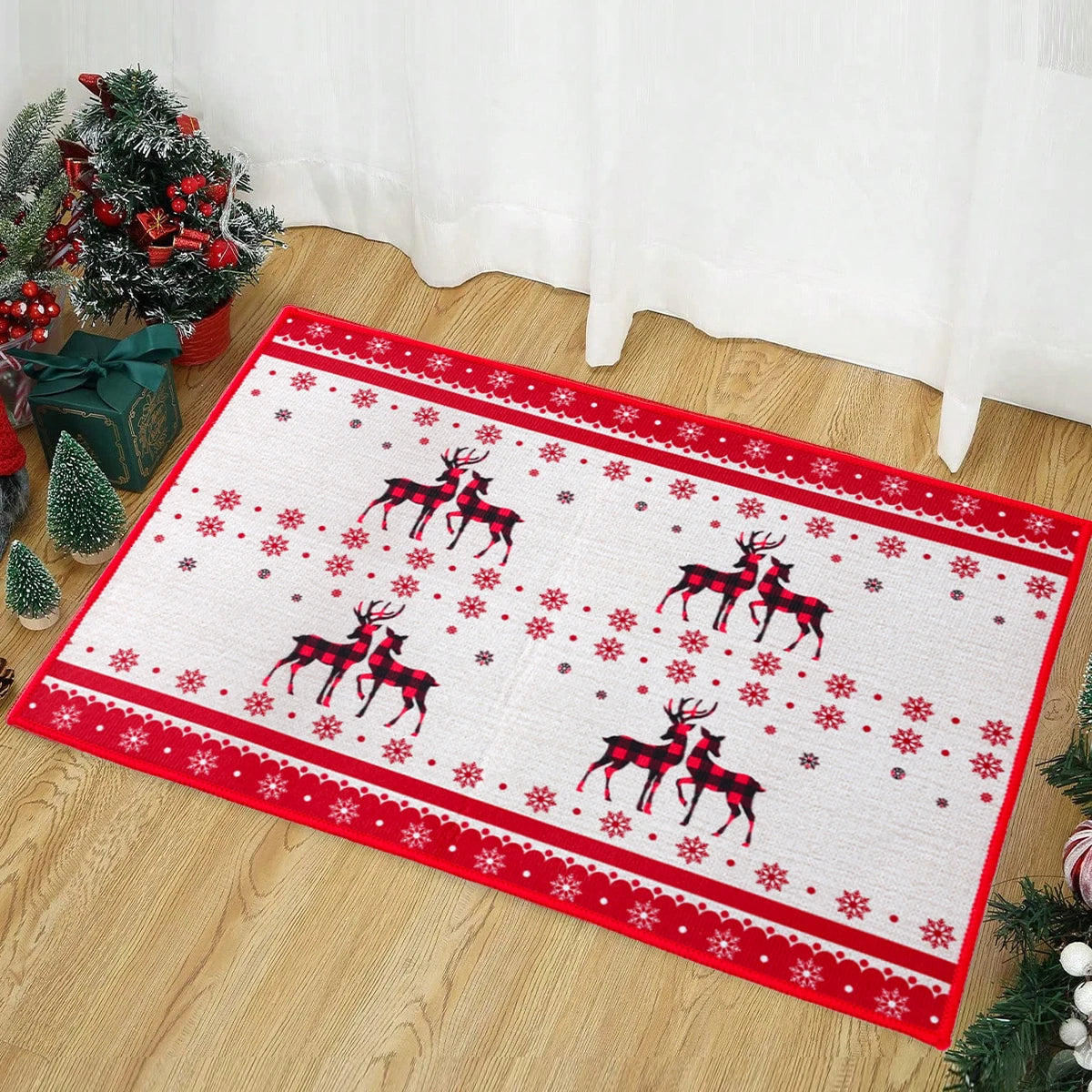Christmas Door Mat Santa Claus Carpet Marry Christmas Decorations For Home 2024 Xmas Ornament Gifts Navidad Natal New Year 2025