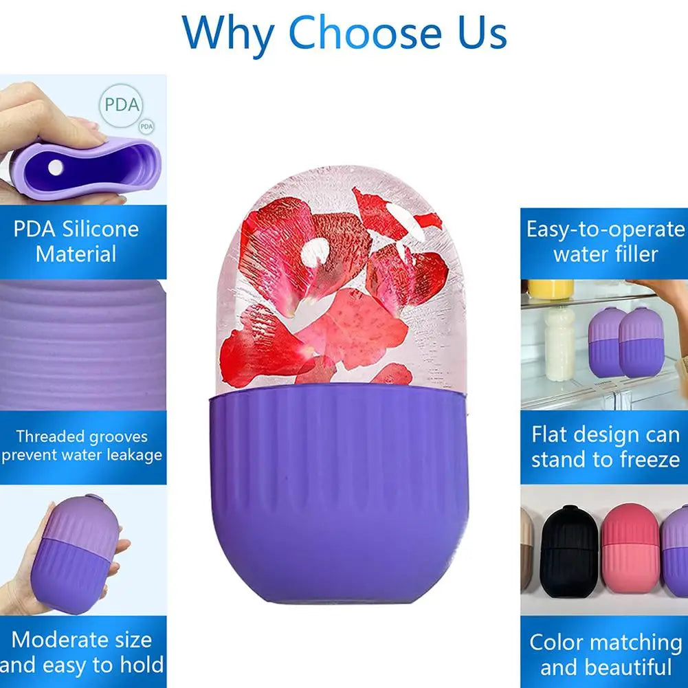 Silicone Trays Beauty Lifting Ice Ball Face Massager Contouring Eye Roller Facial Treatment Reduce Acne Skin Care