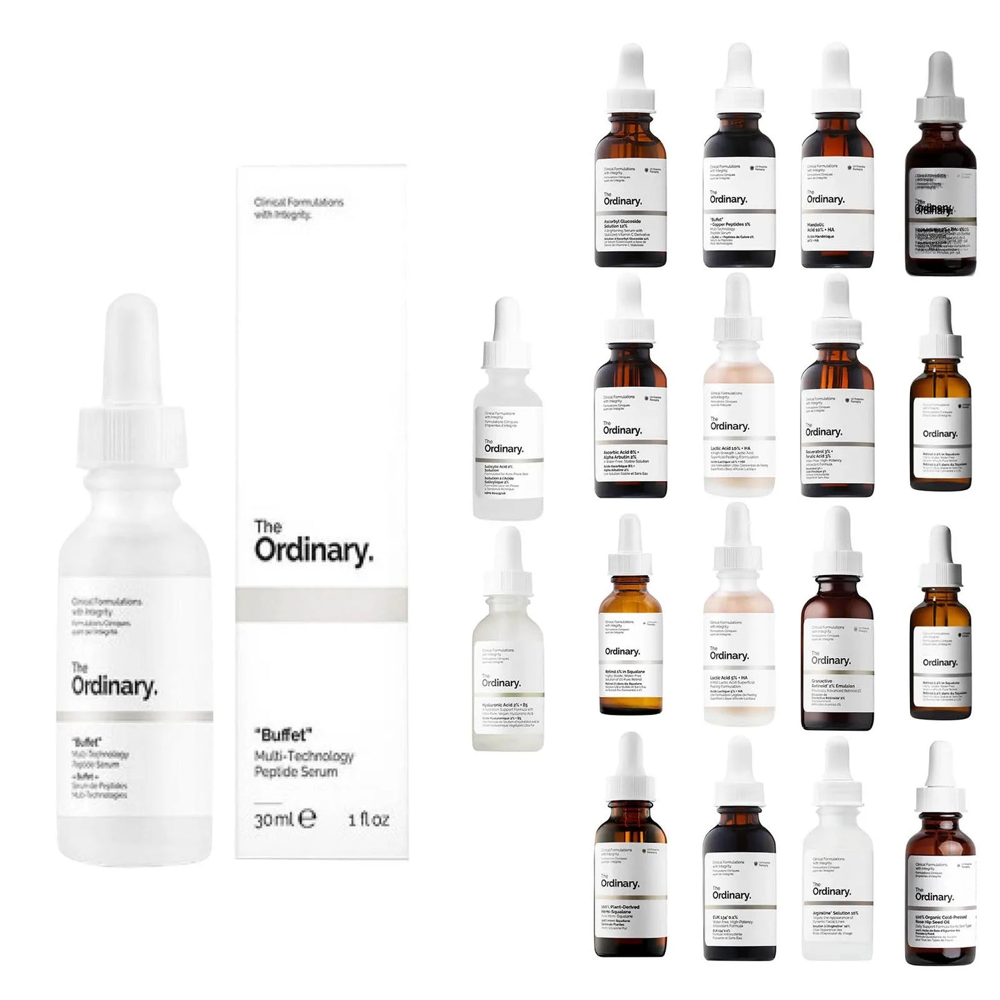 2024 New Multi Effect Essence Liquid Can Remove Particles Around The Eyes Fade Fine Lines And Facial Essence 30ml