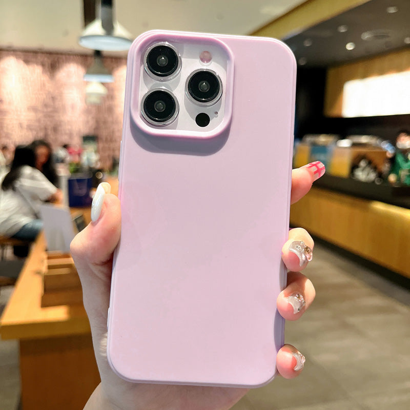 Fashion Candy Colors Soft Phone Case for IPhone 11 12 14 13 15 Pro Max 14Plus Camera Bumper Shock Protection Matte Cover Coque
