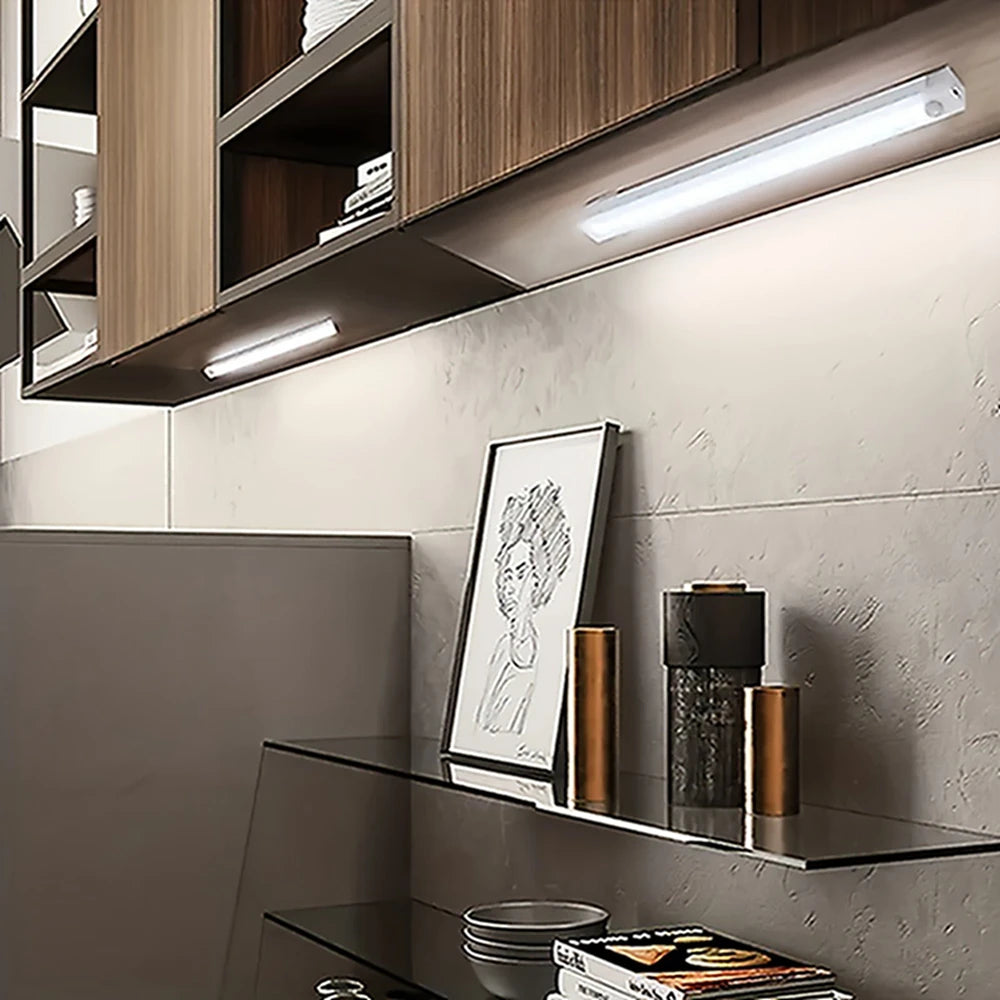 LED Ultra Thin Lights Motion Sensor Night light Wireless Under Cabinet Lights For Kitchen Closet Cabinet Lighting