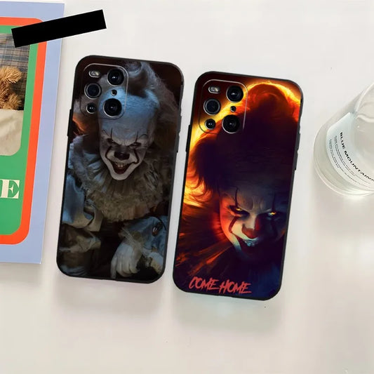 Pennywise The Clown Horror Phone Case For OPPO Find X3 Neo Reno 8 6 Pro 7 X5 A57 A54 A55 A74 One Pro Plus 8 11 6 9 7 Cover